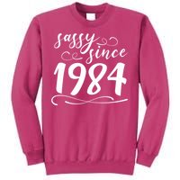 Sassy Since 1984 Birthday 40th Birthday Sweatshirt