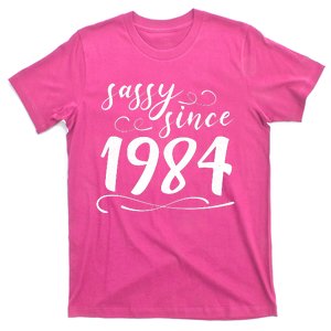 Sassy Since 1984 Birthday 40th Birthday T-Shirt