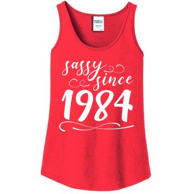 Sassy Since 1984 Birthday 40th Birthday Ladies Essential Tank