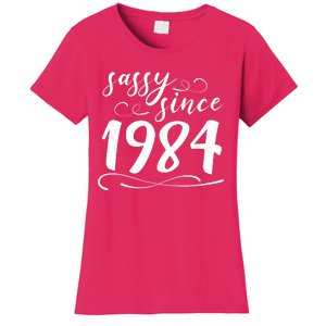 Sassy Since 1984 Birthday 40th Birthday Women's T-Shirt