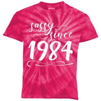 Sassy Since 1984 Birthday 40th Birthday Kids Tie-Dye T-Shirt