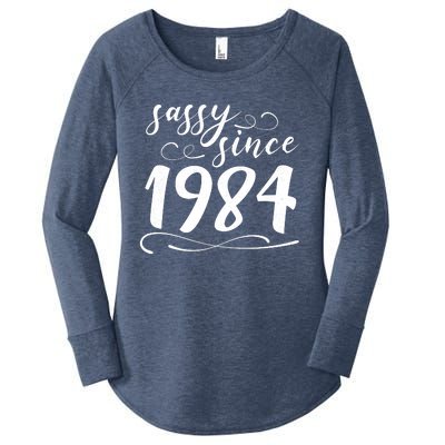 Sassy Since 1984 Birthday 40th Birthday Women's Perfect Tri Tunic Long Sleeve Shirt