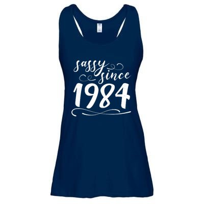 Sassy Since 1984 Birthday 40th Birthday Ladies Essential Flowy Tank