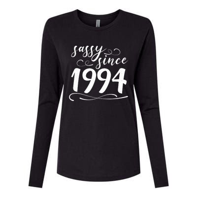 Sassy Since 1994 Birthday 30th Birthday Womens Cotton Relaxed Long Sleeve T-Shirt