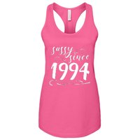 Sassy Since 1994 Birthday 30th Birthday Women's Racerback Tank