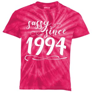 Sassy Since 1994 Birthday 30th Birthday Kids Tie-Dye T-Shirt