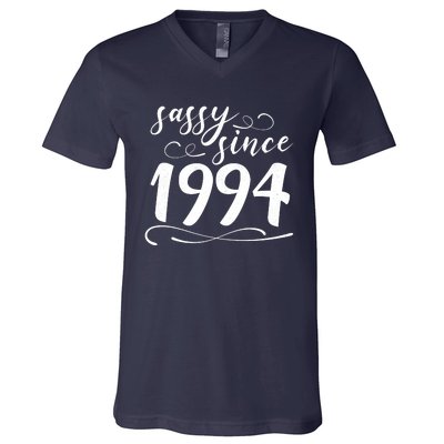 Sassy Since 1994 Birthday 30th Birthday V-Neck T-Shirt