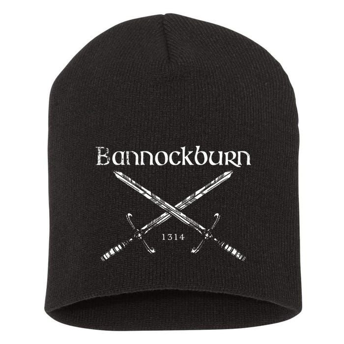 Scotland Souvenir 1314 Battle Of Bannockburn Scottish Short Acrylic Beanie