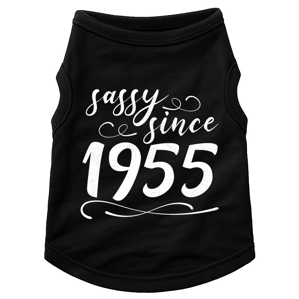 Sassy Since 1955 Birthday 70th Birthday Doggie Tank