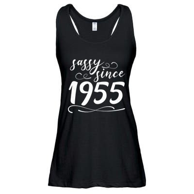 Sassy Since 1955 Birthday 70th Birthday Ladies Essential Flowy Tank