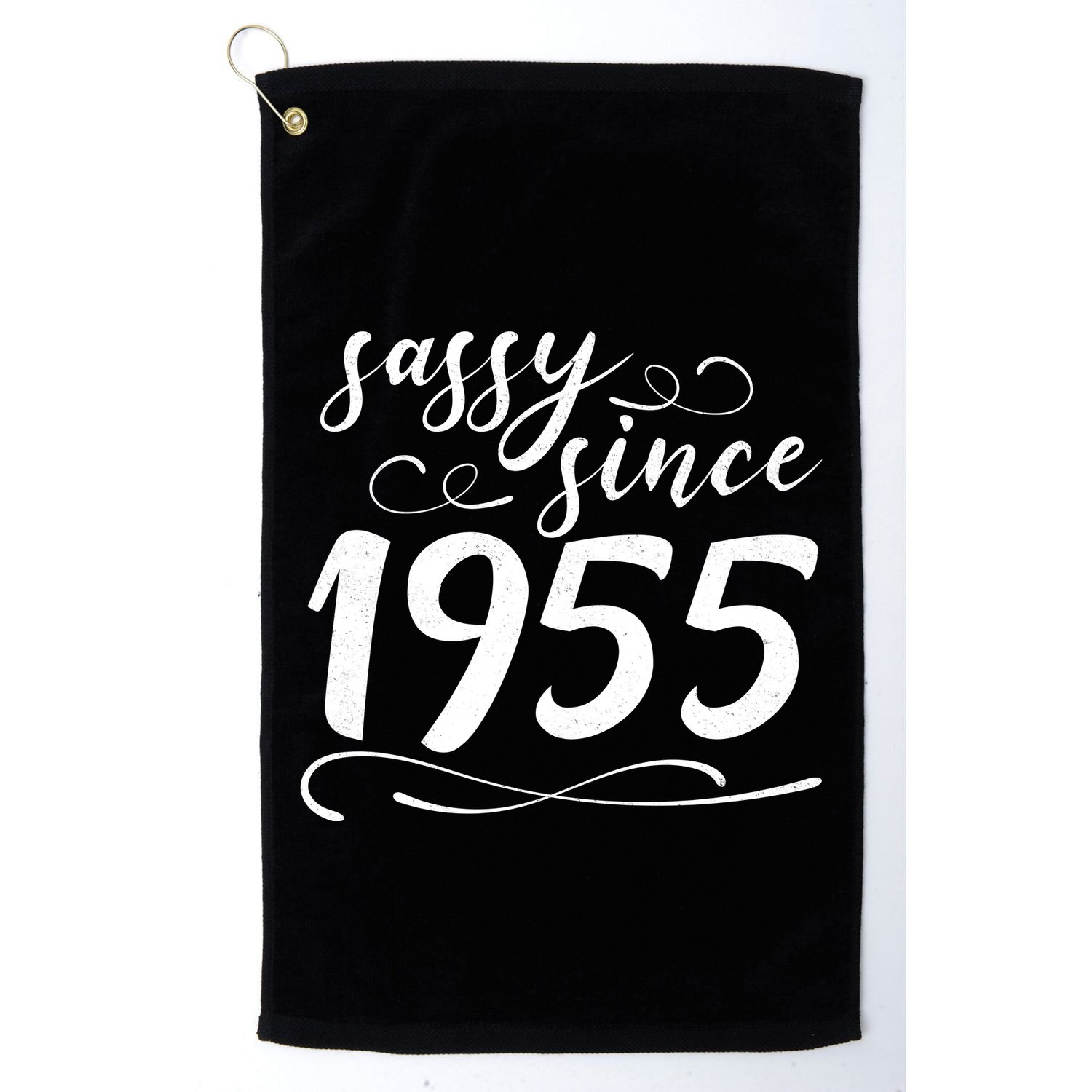 Sassy Since 1955 Birthday 70th Birthday Golf Towel