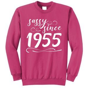 Sassy Since 1955 Birthday 70th Birthday Sweatshirt