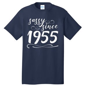 Sassy Since 1955 Birthday 70th Birthday Tall T-Shirt