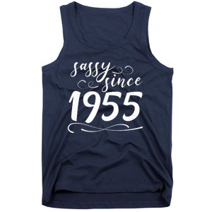 Sassy Since 1955 Birthday 70th Birthday Tank Top