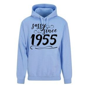 Sassy Since 1955 Birthday 70th Birthday Unisex Surf Hoodie