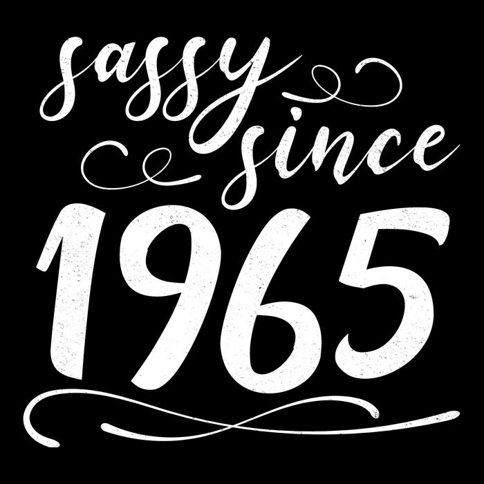 Sassy Since 1965 Birthday 60th Birthday 7-Panel Snapback Hat