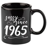 Sassy Since 1965 Birthday 60th Birthday 11oz C Handle Ceramic Mug