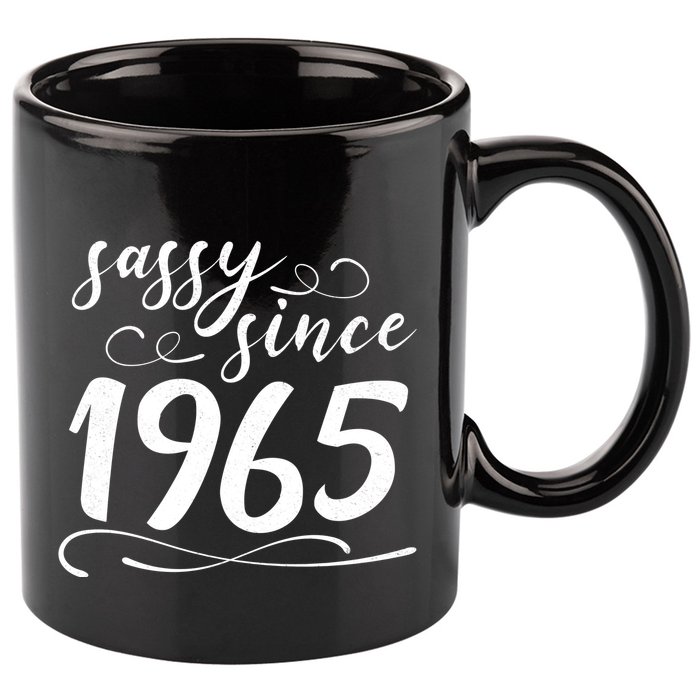 Sassy Since 1965 Birthday 60th Birthday 11oz C Handle Ceramic Mug