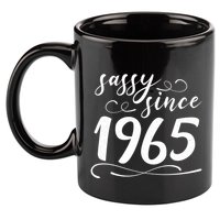 Sassy Since 1965 Birthday 60th Birthday 11oz C Handle Ceramic Mug