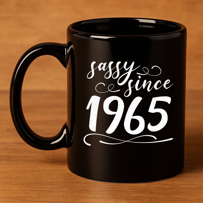 Sassy Since 1965 Birthday 60th Birthday 11oz C Handle Ceramic Mug