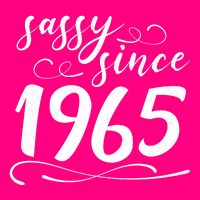 Sassy Since 1965 Birthday 60th Birthday T-Shirt
