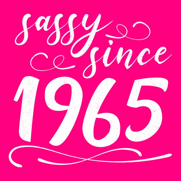 Sassy Since 1965 Birthday 60th Birthday T-Shirt