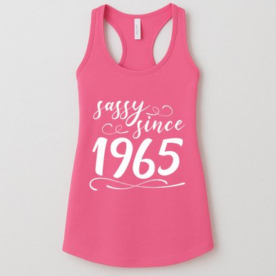 Sassy Since 1965 Birthday 60th Birthday Womens Tank Top