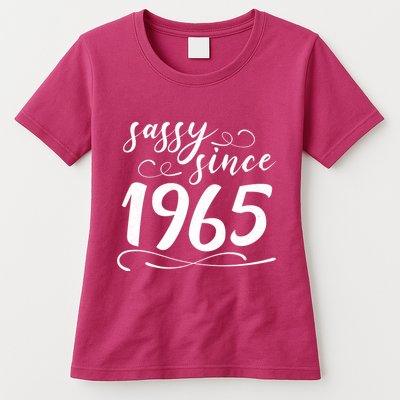 Sassy Since 1965 Birthday 60th Birthday Womens T-Shirt