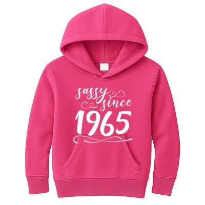 Sassy Since 1965 Birthday 60th Birthday Kids Hoodie