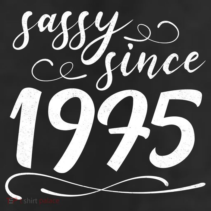 Sassy Since 1975 Birthday 50th Birthday Cool Comfort Performance Bucket Hat