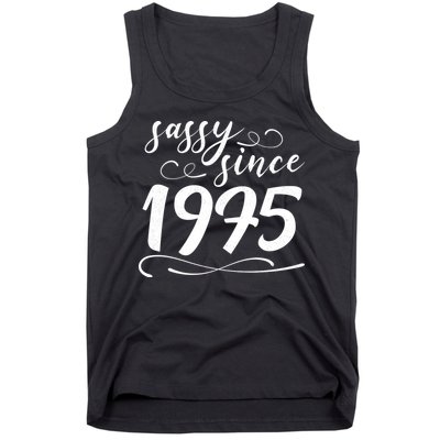 Sassy Since 1975 Birthday 50th Birthday Tank Top