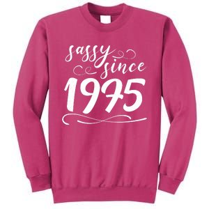 Sassy Since 1975 Birthday 50th Birthday Sweatshirt