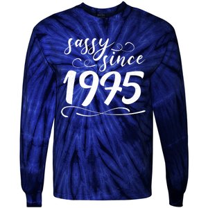 Sassy Since 1975 Birthday 50th Birthday Tie-Dye Long Sleeve Shirt