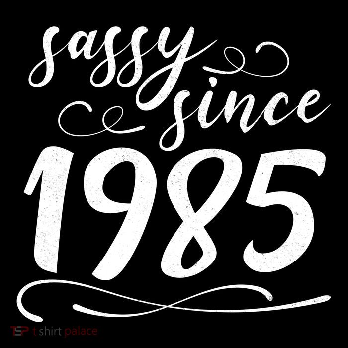Sassy Since 1985 Birthday 40th Birthday 7-Panel Snapback Hat