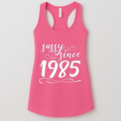 Sassy Since 1985 Birthday 40th Birthday Womens Tank Top