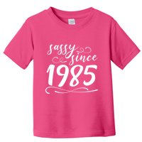Sassy Since 1985 Birthday 40th Birthday Toddler T-Shirt