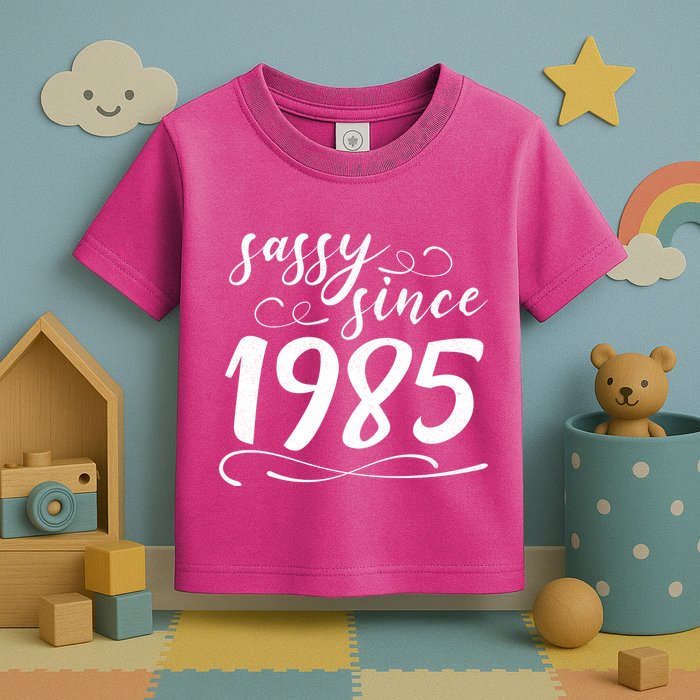 Sassy Since 1985 Birthday 40th Birthday Toddler T-Shirt