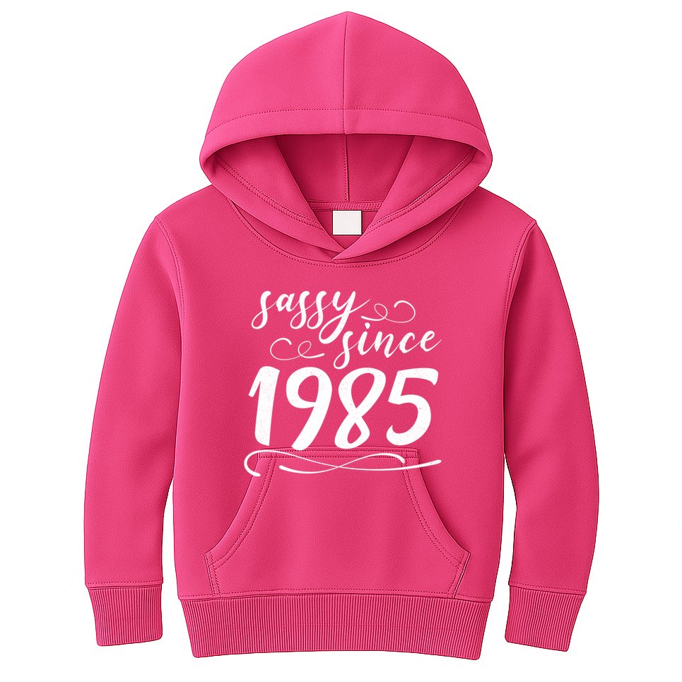 Sassy Since 1985 Birthday 40th Birthday Kids Hoodie