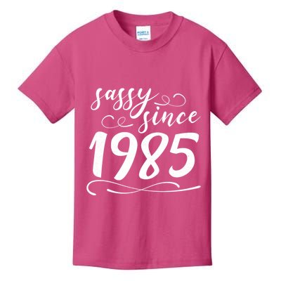 Sassy Since 1985 Birthday 40th Birthday Kids T-Shirt