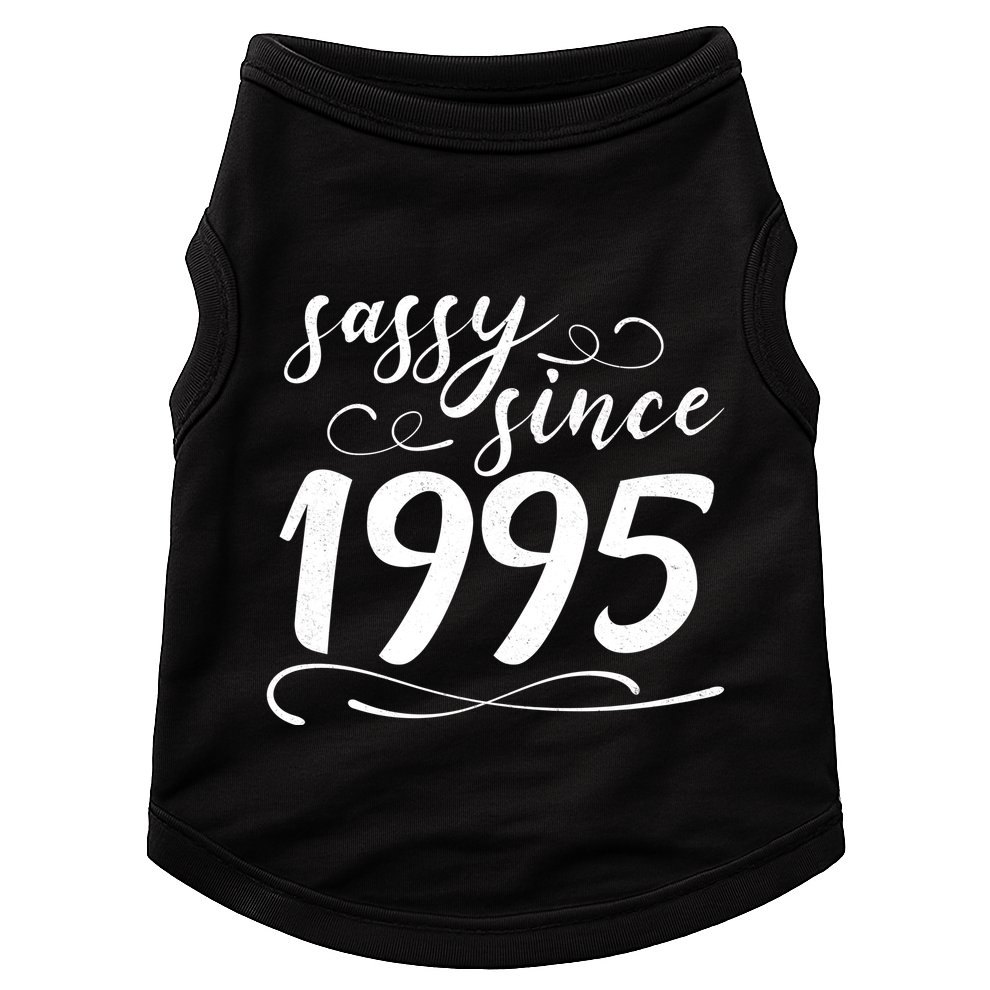 Sassy Since 1995 Birthday 30th Birthday Doggie Tank