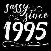 Sassy Since 1995 Birthday 30th Birthday City Backpack