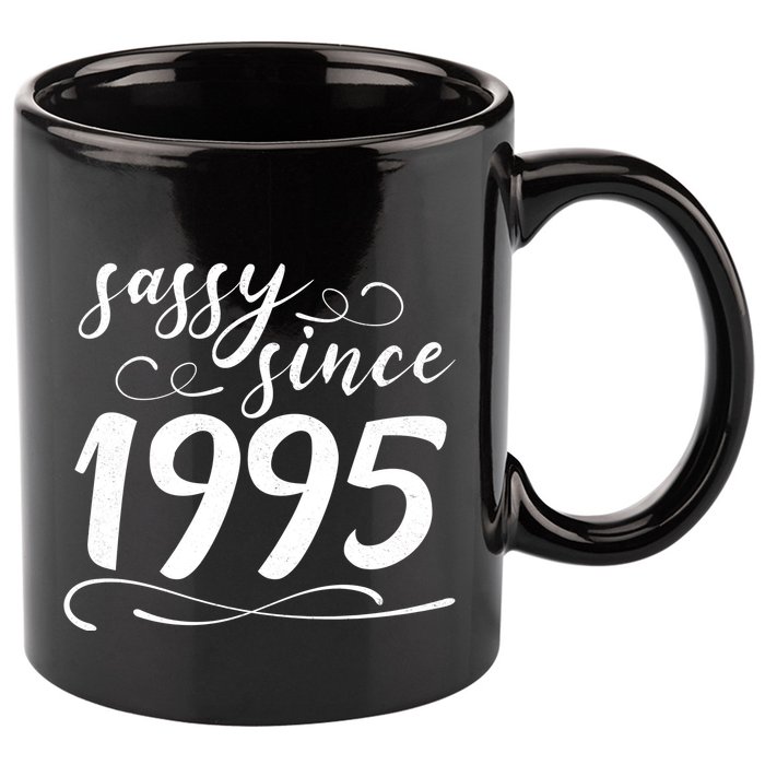 Sassy Since 1995 Birthday 30th Birthday 11oz C Handle Ceramic Mug