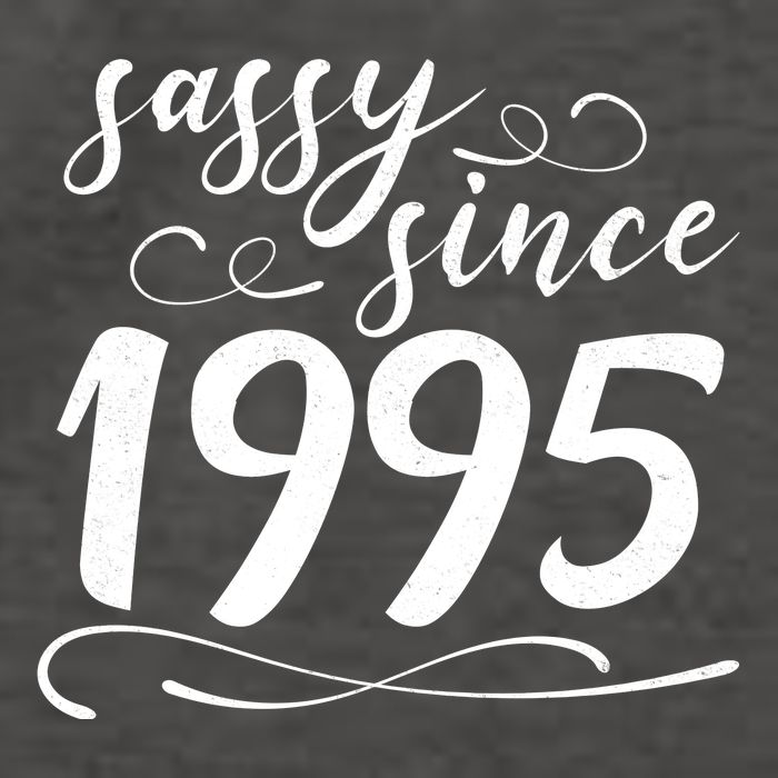 Sassy Since 1995 Birthday 30th Birthday Vector Backpack