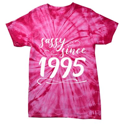 Sassy Since 1995 Birthday 30th Birthday Tie-Dye T-Shirt