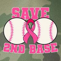 Save Second 2nd Base Breast Cancer Survivor Legacy Tie Dye Trucker Hat