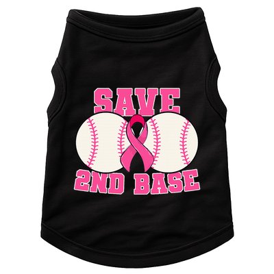 Save Second 2nd Base Breast Cancer Survivor Doggie Tank