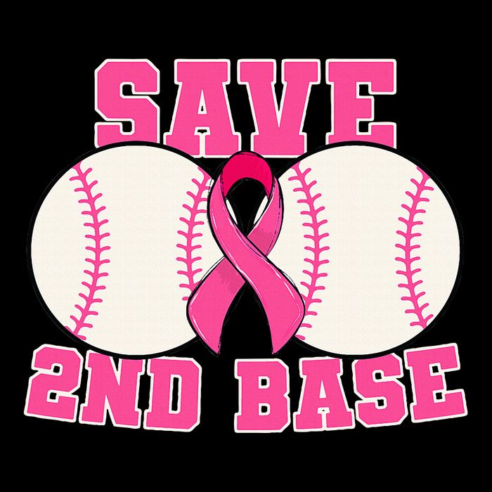 Save Second 2nd Base Breast Cancer Survivor Long Sleeve Shirt