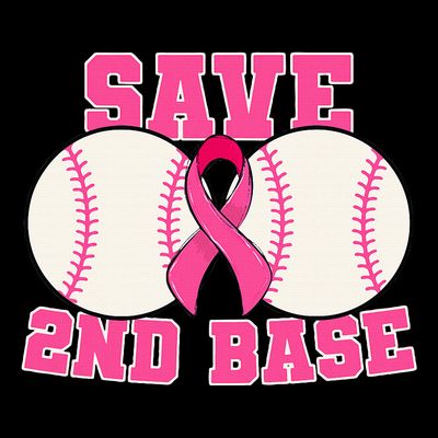 Save Second 2nd Base Breast Cancer Survivor T-Shirt