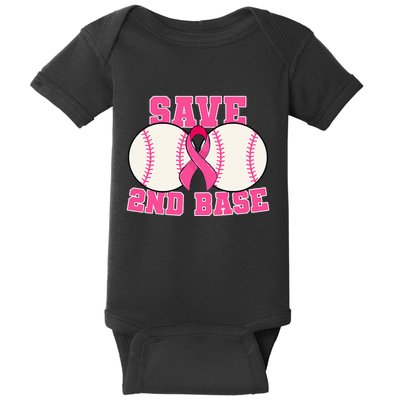 Save Second 2nd Base Breast Cancer Survivor Baby Bodysuit