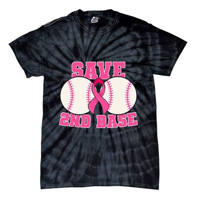 Save Second 2nd Base Breast Cancer Survivor Tie-Dye T-Shirt